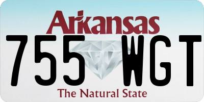 AR license plate 755WGT