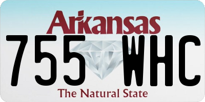AR license plate 755WHC