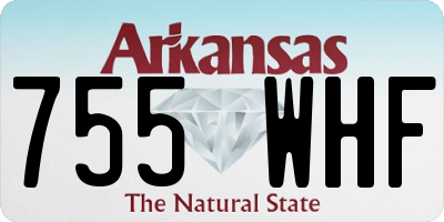 AR license plate 755WHF