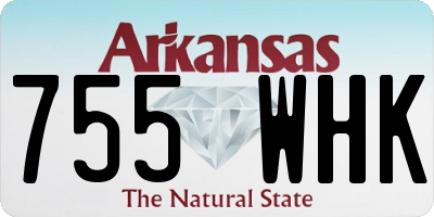 AR license plate 755WHK