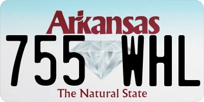 AR license plate 755WHL