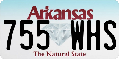 AR license plate 755WHS
