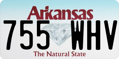 AR license plate 755WHV