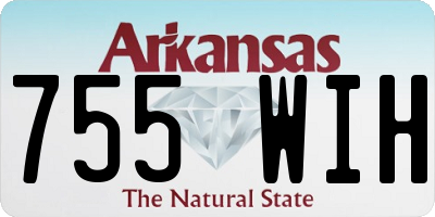 AR license plate 755WIH