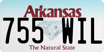 AR license plate 755WIL