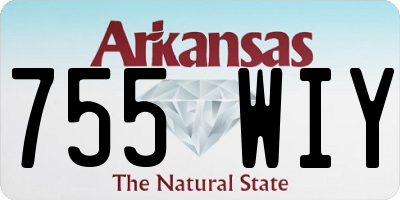 AR license plate 755WIY