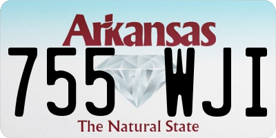 AR license plate 755WJI