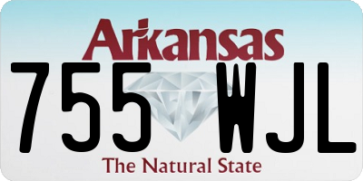 AR license plate 755WJL