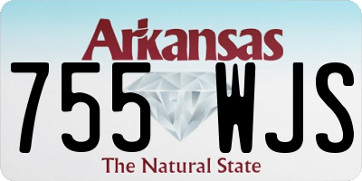 AR license plate 755WJS