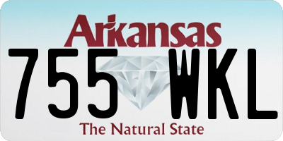 AR license plate 755WKL