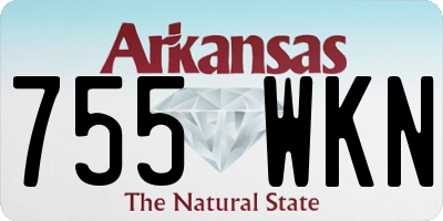 AR license plate 755WKN