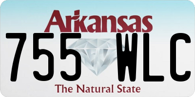 AR license plate 755WLC