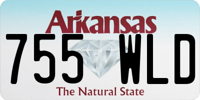 AR license plate 755WLD