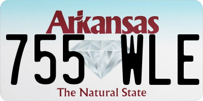 AR license plate 755WLE