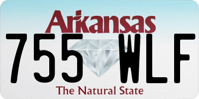 AR license plate 755WLF