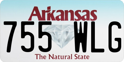 AR license plate 755WLG