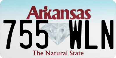 AR license plate 755WLN