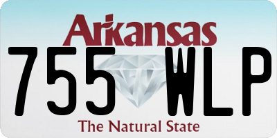 AR license plate 755WLP