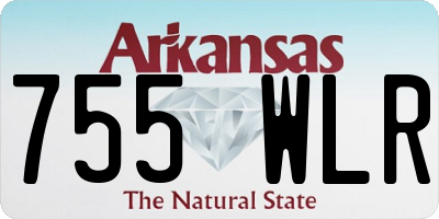 AR license plate 755WLR