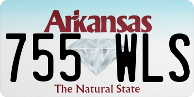 AR license plate 755WLS