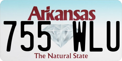 AR license plate 755WLU