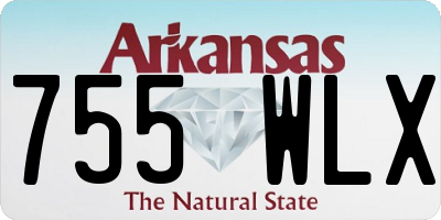 AR license plate 755WLX