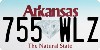 AR license plate 755WLZ