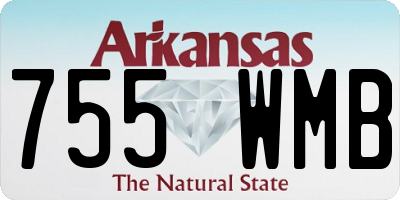 AR license plate 755WMB