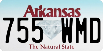 AR license plate 755WMD
