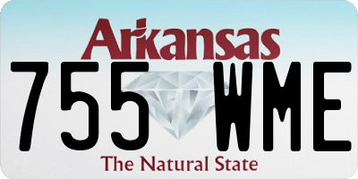AR license plate 755WME