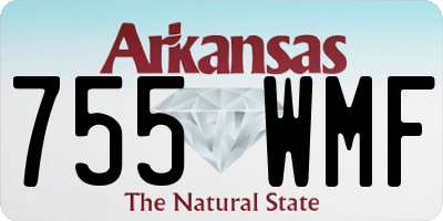 AR license plate 755WMF