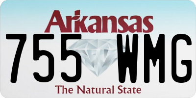 AR license plate 755WMG