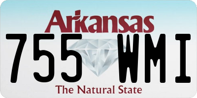 AR license plate 755WMI