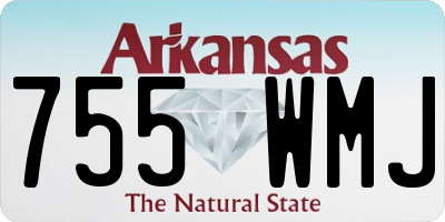 AR license plate 755WMJ