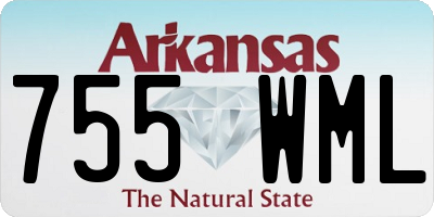 AR license plate 755WML