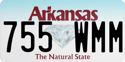 AR license plate 755WMM
