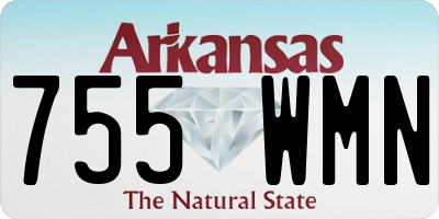 AR license plate 755WMN