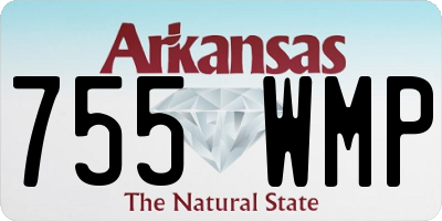AR license plate 755WMP