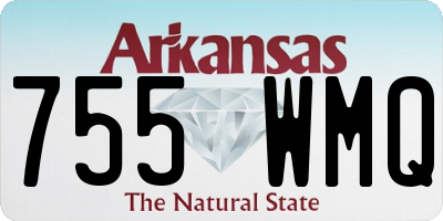 AR license plate 755WMQ