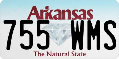 AR license plate 755WMS