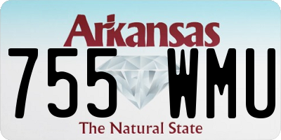 AR license plate 755WMU