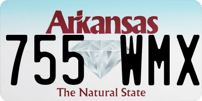 AR license plate 755WMX