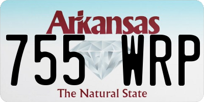 AR license plate 755WRP