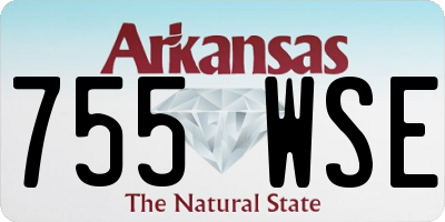 AR license plate 755WSE