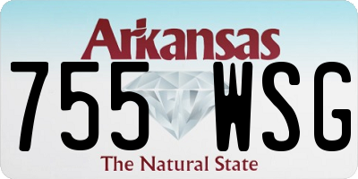 AR license plate 755WSG