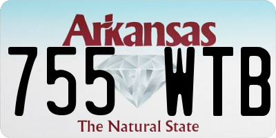 AR license plate 755WTB