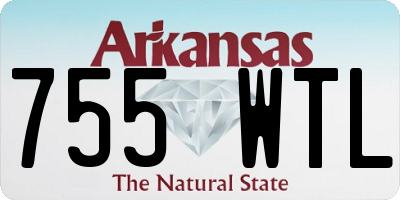 AR license plate 755WTL