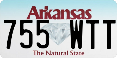 AR license plate 755WTT