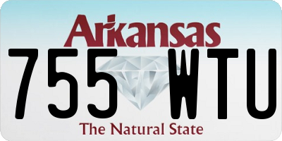 AR license plate 755WTU