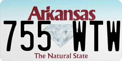 AR license plate 755WTW
